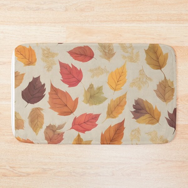 Item preview, leaves fall Autumn style pillow & duvets warm pattern designed and sold by denakh.