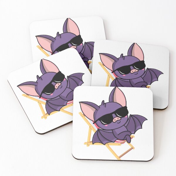 Item preview, Bat sunbathing designed and sold by FunkyMelon.