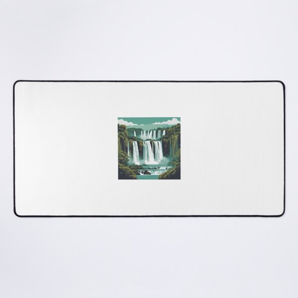 Item preview, Iguazu Falls Illustration designed and sold by DesignMaxa.