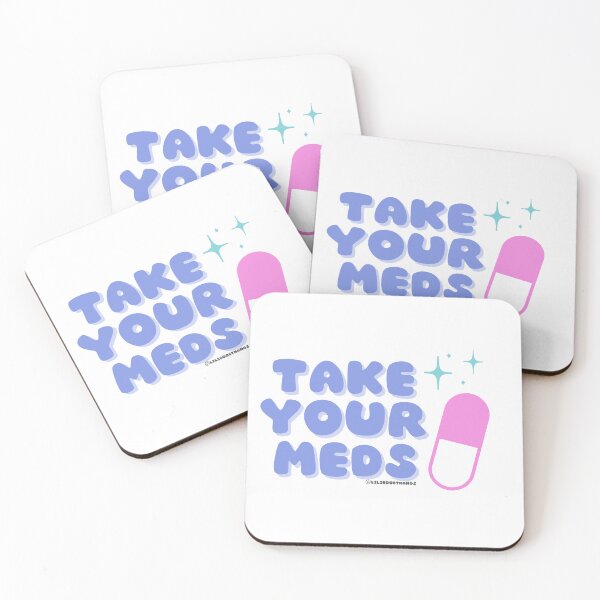 Item preview, Take your meds. v8, pink/purple/green | @lilsboobthangs designed and sold by lilsboobthangs.