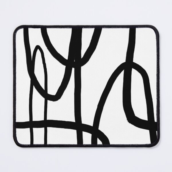 Item preview, Minimalist Black Line Abstract Art Design designed and sold by NancyMerkle.