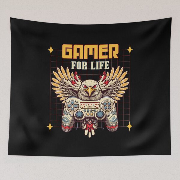 Item preview, Gamer For Life designed and sold by RockBeeDesigns.