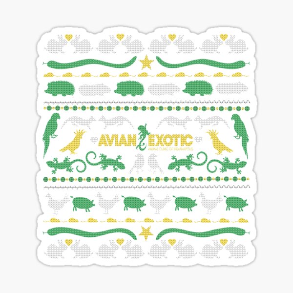 Item preview, AEAC Ugly Christmas Sweater V2 designed and sold by exoticvetclinic.