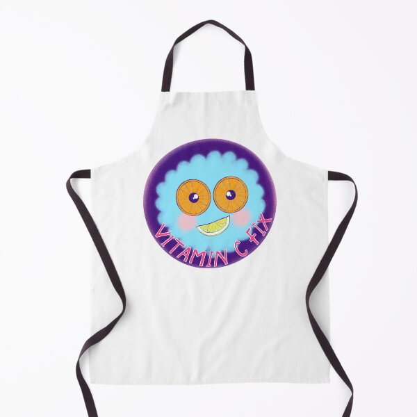 Item preview, Vitamin C Fix Cute Fluffy Monster Circular Sticker designed and sold by HersCreative.