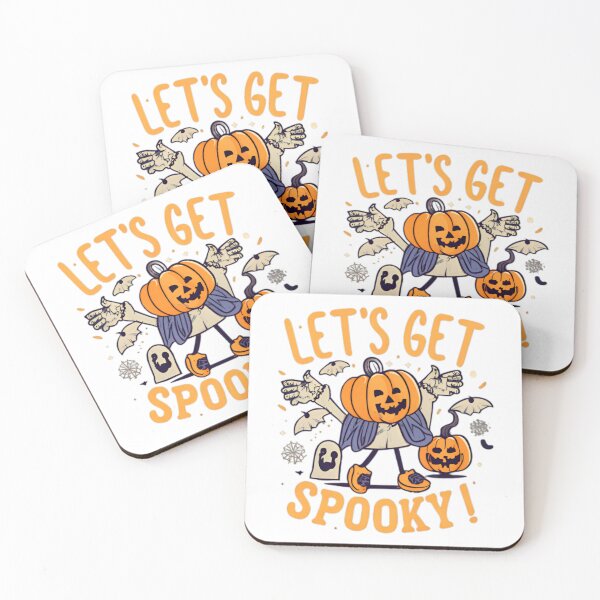 Item preview, Let's Get Spooky! Walking Halloween Pumpkin Skeleton designed and sold by JBfusion.