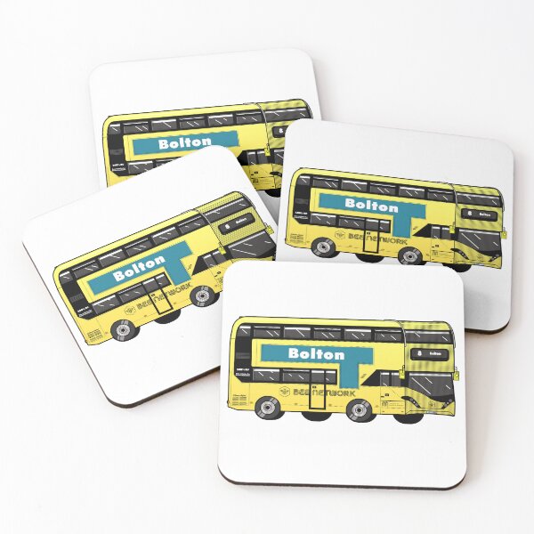 Item preview, Bolton Transport for Greater Manchester (TfGM) Bee Network yellow bus designed and sold by jimmy-digital.