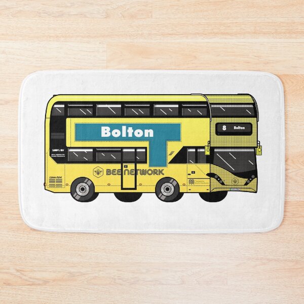 Item preview, Bolton Transport for Greater Manchester (TfGM) Bee Network yellow bus designed and sold by jimmy-digital.