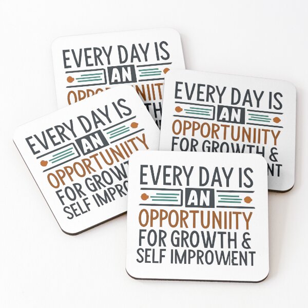 Item preview, Growth Every Day: Typography for Self-Improvement designed and sold by TYPOGraphy-101.