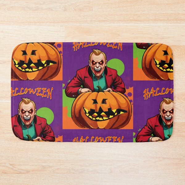 Item preview, Halloween spooky figure with bloody face with big pumpkin designed and sold by JaroDesign2023.