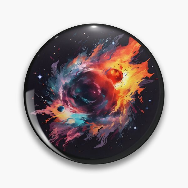 Item preview, Supernova Inspirational Force Colorful Design designed and sold by StickerOrb.
