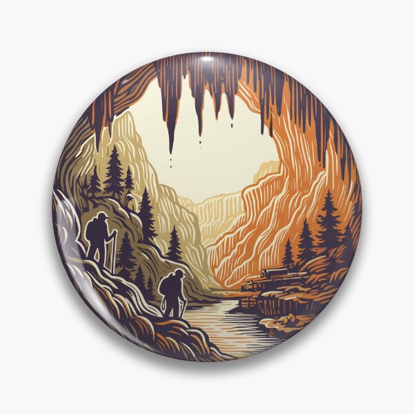 Item preview, Retro Caving explore adventure designed and sold by TomFrontierArt.
