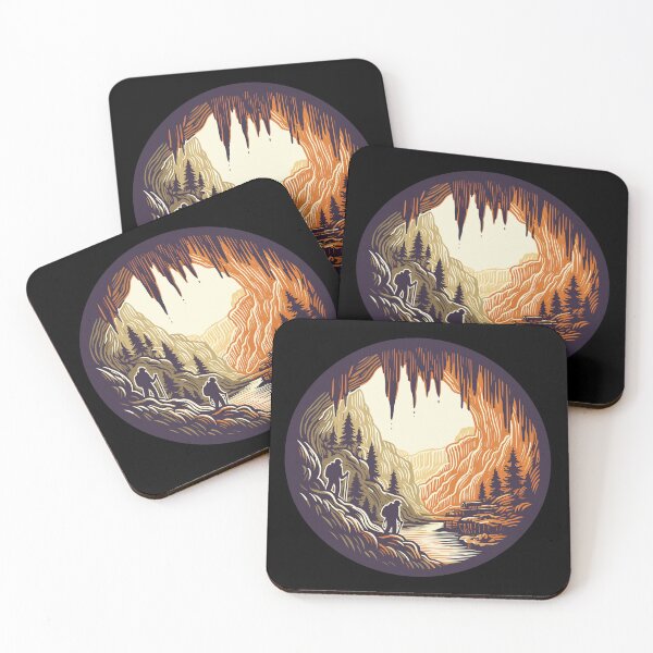 Item preview, Retro Caving explore adventure designed and sold by TomFrontierArt.