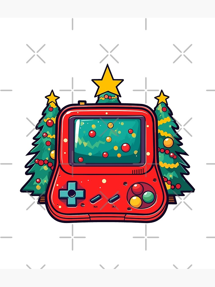 Geeky Christmas. Vintage Computer Game Ugly Sweater. Gamer. 