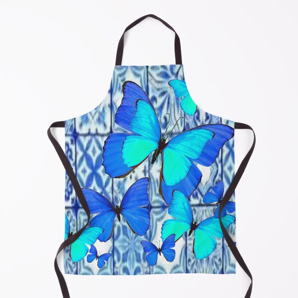 Item preview, BLUE BUTTERFLIES PATTERN ABSTRACT ART designed and sold by sharlesart.