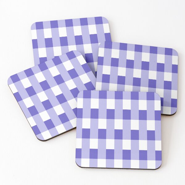 Item preview,  Gingham Pattern,Purple And White. designed and sold by Designfs.