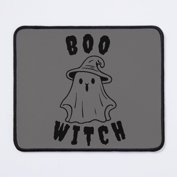 Item preview, Cute Ghost wearing Halloween witch hat designed and sold by PixelHub99.