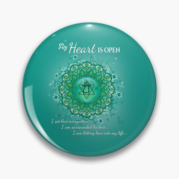 Item preview, Heart Chakra Mandala Affirmations - 04 designed and sold by chakraplaza.