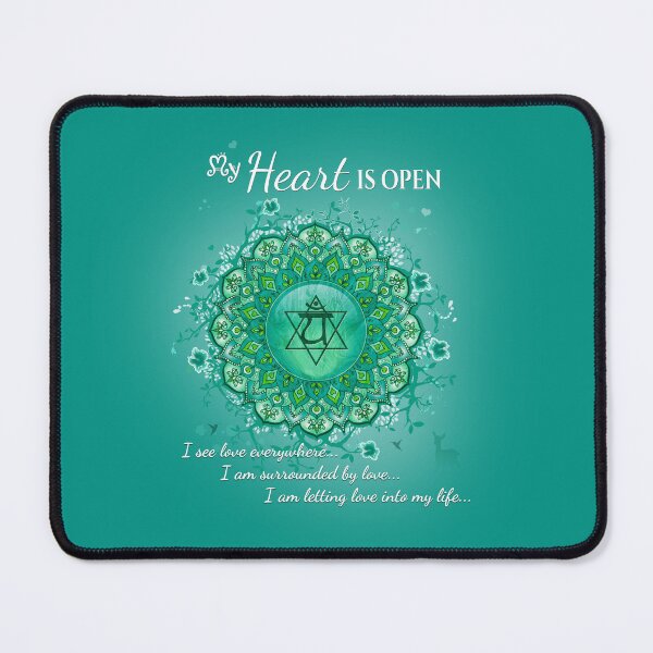 Item preview, Heart Chakra Mandala Affirmations - 04 designed and sold by chakraplaza.