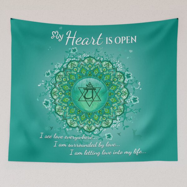 Item preview, Heart Chakra Mandala Affirmations - 04 designed and sold by chakraplaza.