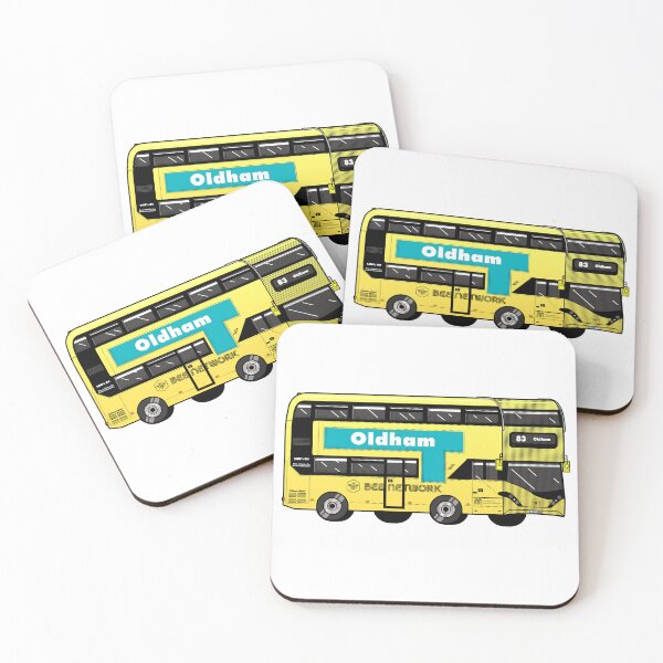 Item preview, Oldham Transport for Greater Manchester (TfGM) Bee Network yellow bus designed and sold by jimmy-digital.