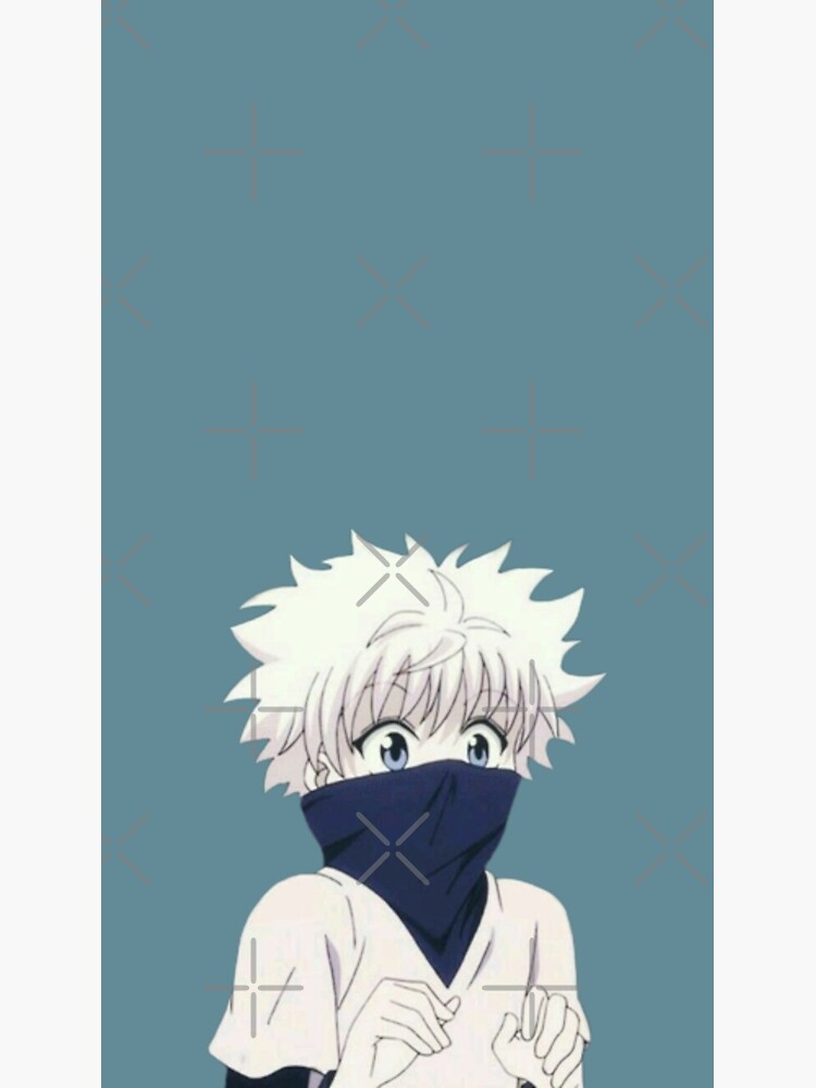 Killua character from hunter x hunter on a study table with books and  notebook