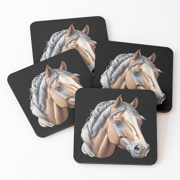 Item preview, Cute horse portrait designed and sold by twisted-dot.