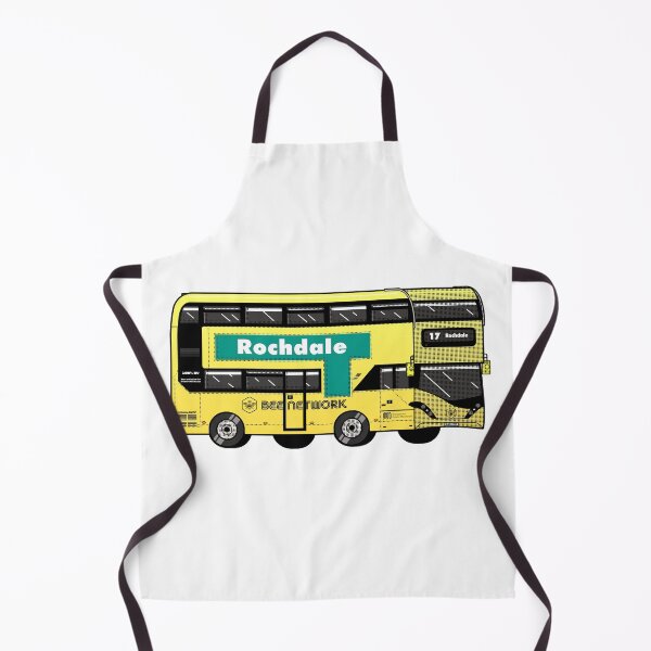 Item preview, Rochdale Transport for Greater Manchester (TfGM) Bee Network yellow bus designed and sold by jimmy-digital.