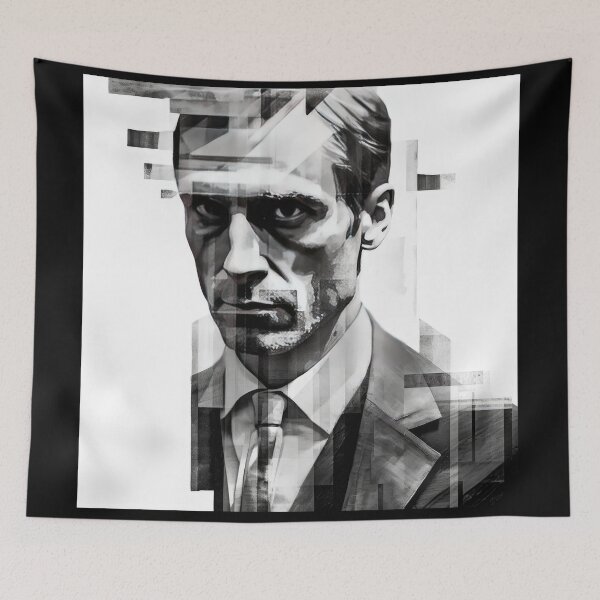 Item preview, Haunting Zombie Portrait Bauhaus Art designed and sold by ArtificialGenes.