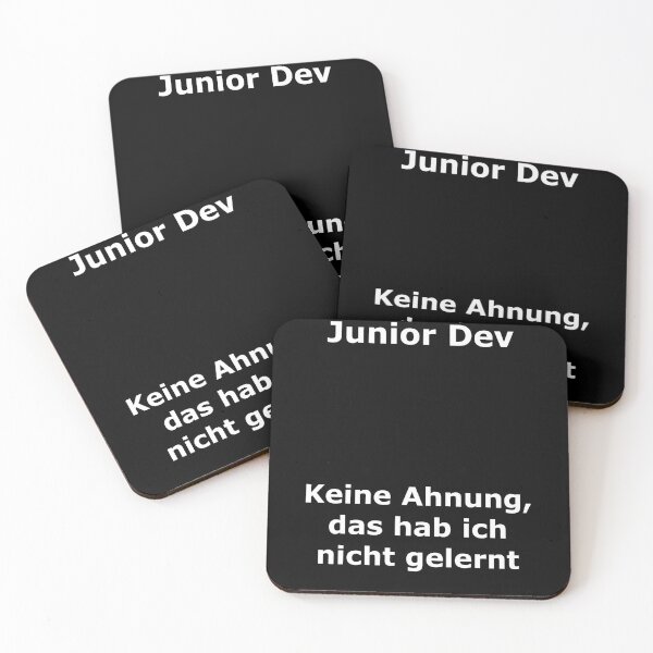 Item preview, Junior Dev: I have no idea, I haven't learned text designed and sold by pfalsdorf-it.