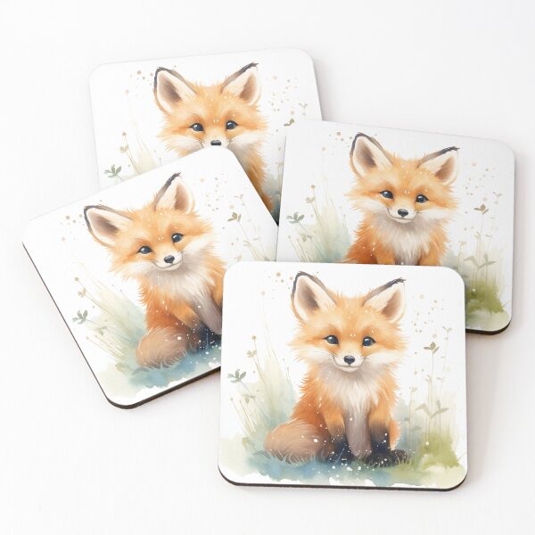 Item preview, Watercolour Fox designed and sold by MPAUSHOP.
