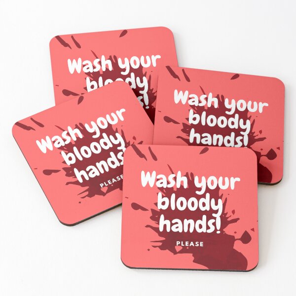 Item preview, Wash your bloody hands! please designed and sold by tattooclumsey.