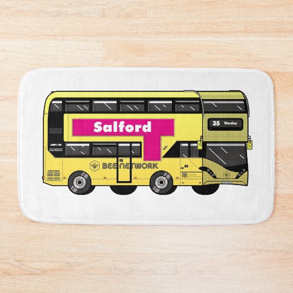 Item preview, Salford Transport for Greater Manchester (TfGM) Bee Network yellow bus designed and sold by jimmy-digital.