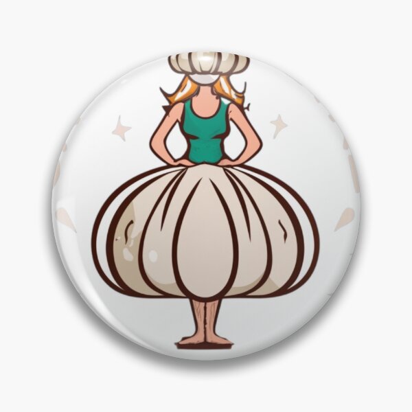 Item preview, A garlic girl with "garlic girl" text designed and sold by VoilaPrint.