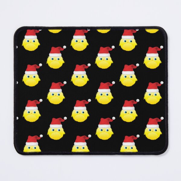 Item preview, Christmas fluffy bird in a Santa Claus hat designed and sold by yaZzaboy.
