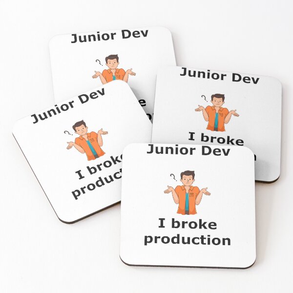 Artikelvorschau, Junior Dev: Production geschrottet Englisch schwarz entworfen und verkauft von pfalsdorf-it.