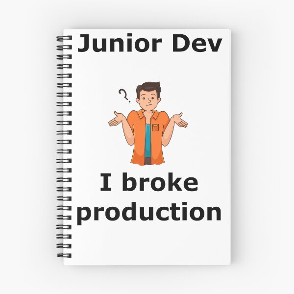 Item preview, Junior Dev: Production scrapped English black designed and sold by pfalsdorf-it.