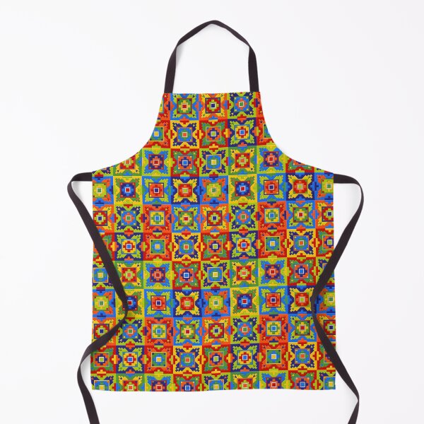 Item preview, Bright Geometric Mosaic Tile Pattern designed and sold by JozaneHouse.