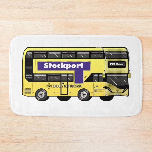 Item preview, Stockport Transport for Greater Manchester (TfGM) Bee Network yellow bus designed and sold by jimmy-digital.