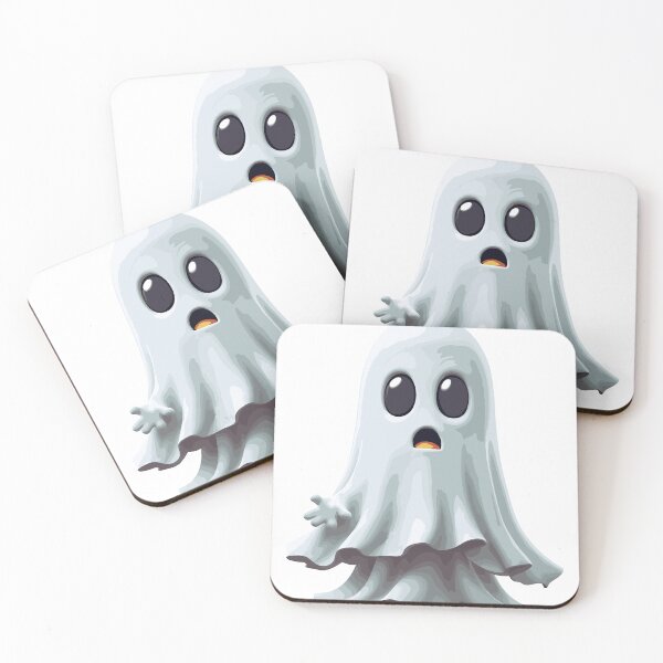Item preview, Halloween Cute Cartoon Ghost White (Image 1/16) designed and sold by DigitalArtify.