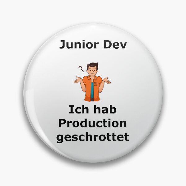 Artikelvorschau, Junior Dev: Production geschrottet schwarz entworfen und verkauft von pfalsdorf-it.
