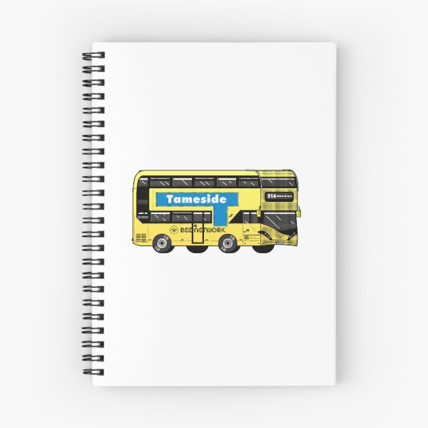 Item preview, Tameside Transport for Greater Manchester (TfGM) Bee Network yellow bus designed and sold by jimmy-digital.