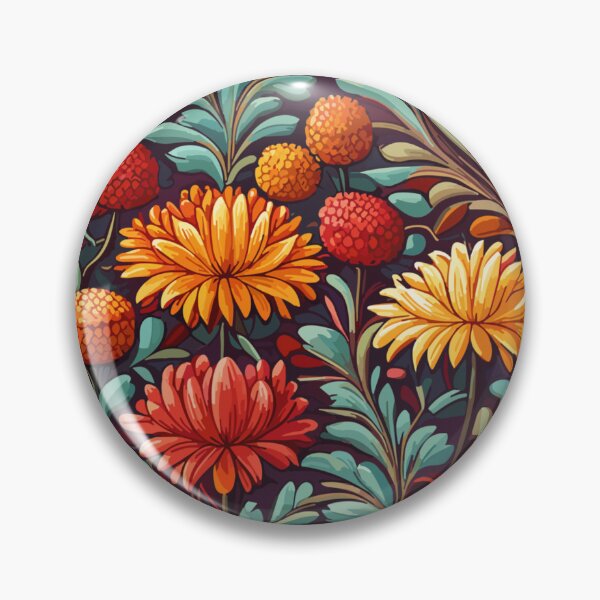Item preview, Elegant Fall Chrysanthemums - Botanical Beauty in Bloom designed and sold by apparelamoore.