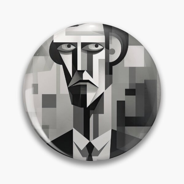 Item preview, Haunting Zombie Portrait Bauhaus Art designed and sold by ArtificialGenes.