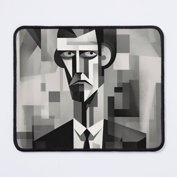 Item preview, Haunting Zombie Portrait Bauhaus Art designed and sold by ArtificialGenes.