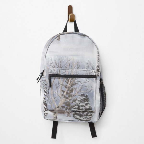 Item preview, White birch and conifer in winter designed and sold by oWispArtiste.