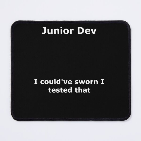 Aperçu de l'œuvre Junior Dev : Ce texte a été testé en anglais créée et vendue par pfalsdorf-it.