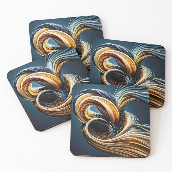 Item preview, Abstract Swirls with Curvy Lines designed and sold by ckwags.