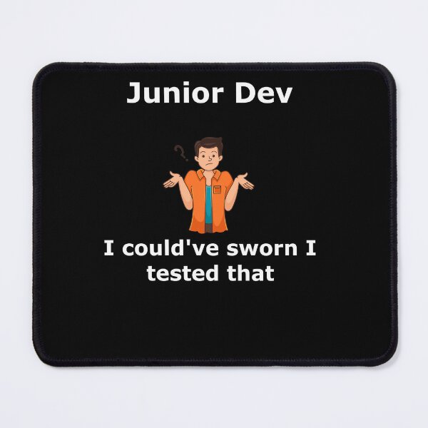 Aperçu de l'œuvre Junior Dev : Cela a été testé en anglais créée et vendue par pfalsdorf-it.