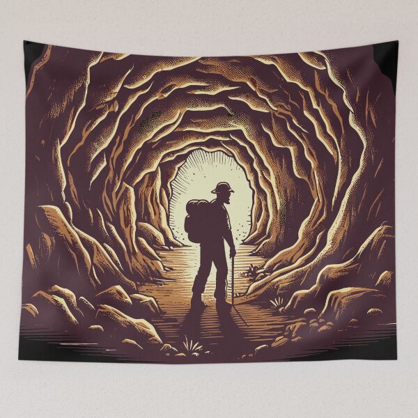 Item preview, Retro Caving explore designed and sold by TomFrontierArt.