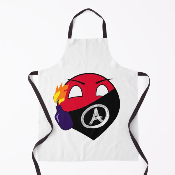 Item preview, Red Anarchy Polandball with a Molotov designed and sold by NaNaSpaceStore.